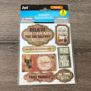 ❤️$1 Jot Stickers Pop Up 7 Count